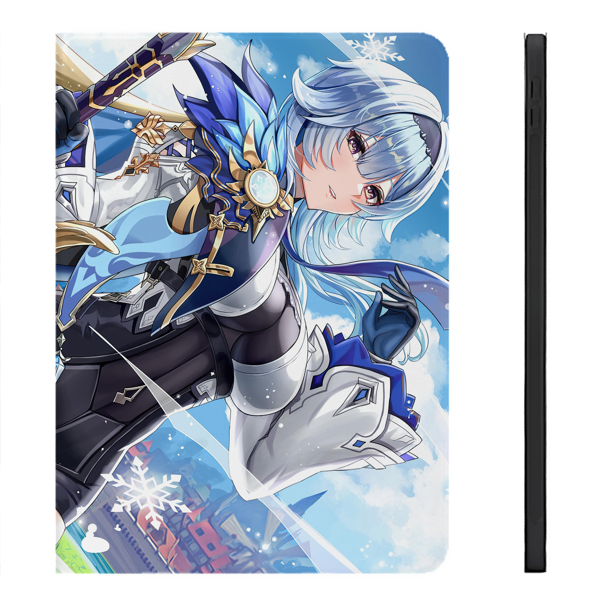 げんし神 genshin IPadケース ペンホルダー付き ブックスタイルデザイン